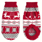 Pet Sweater Knitted Acrylic Christmas