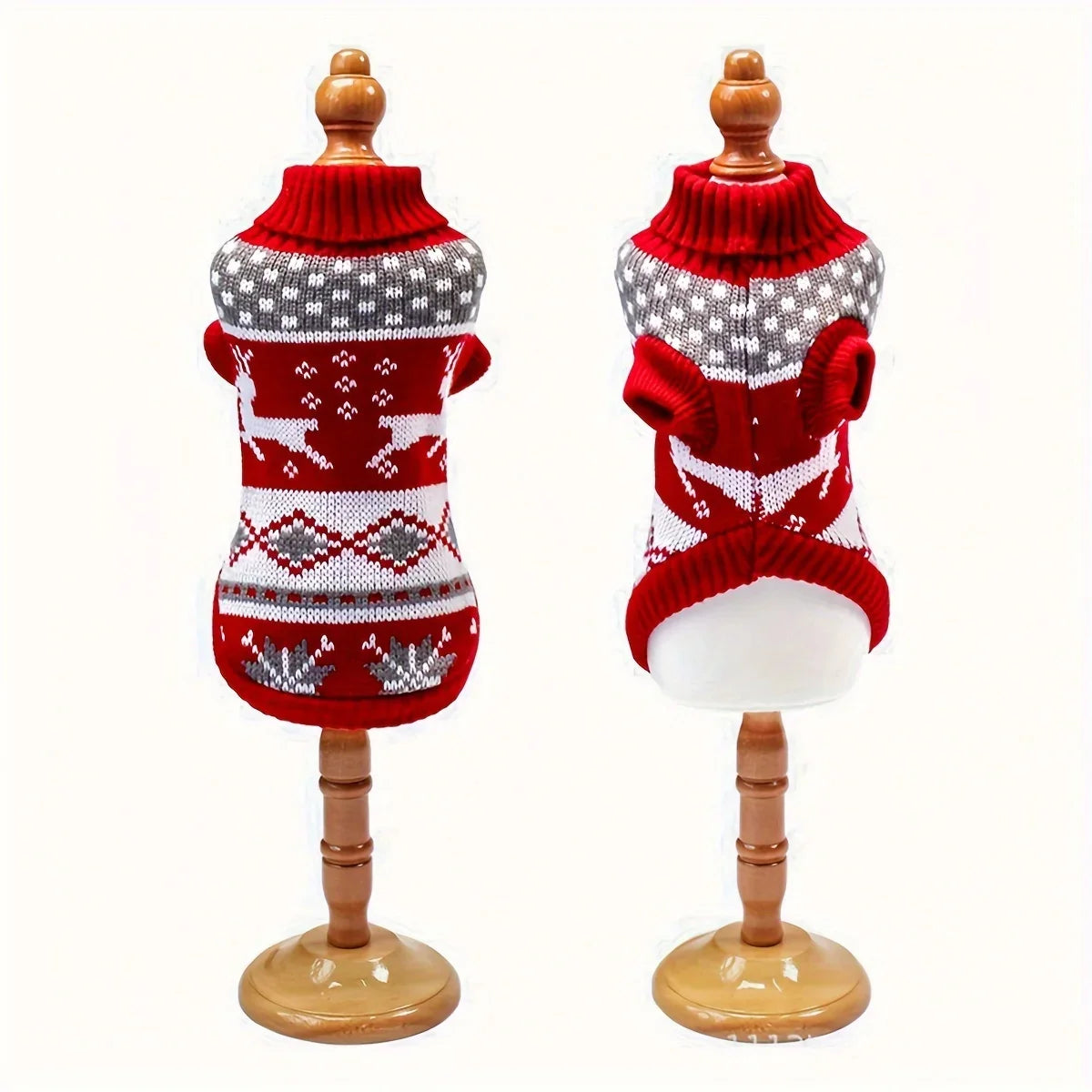 Pet Sweater Knitted Acrylic Christmas