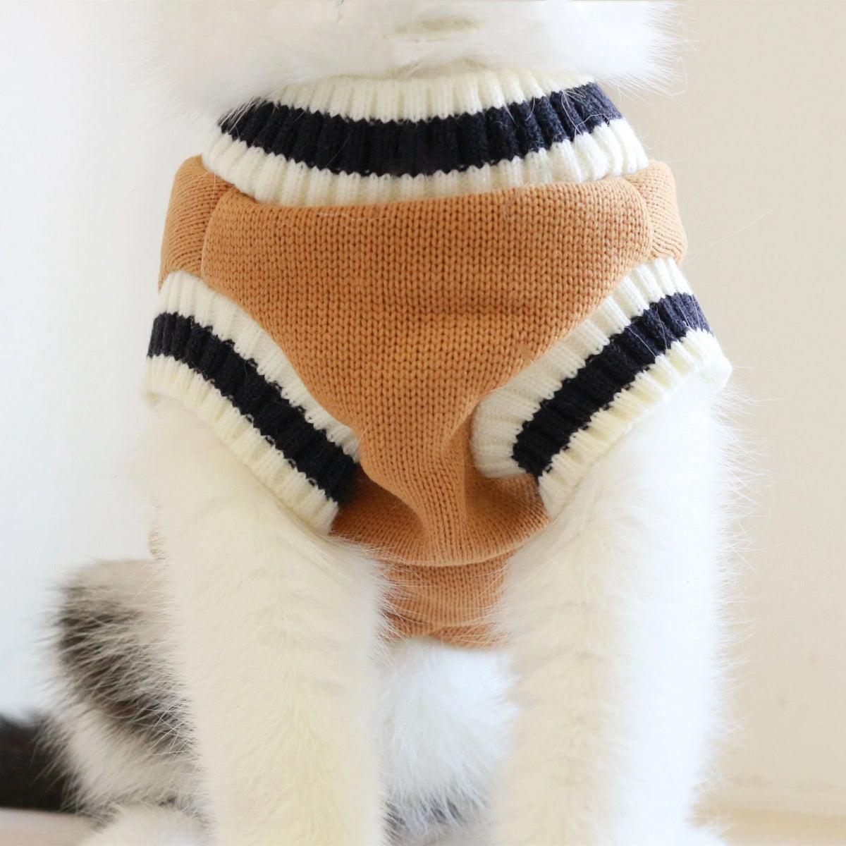 Pet Sweater Vest Fleece Sleeveless College Style