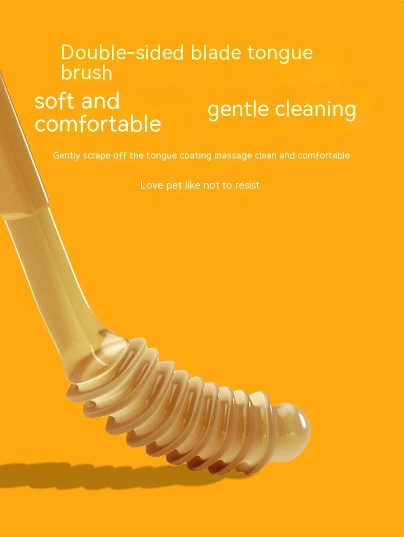 Pet Teeth Whitening Kit Ergonomic Silicone & Natural Gel