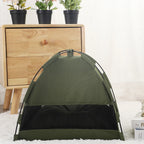 Pet Tent Bed Plush & Breathable Removable Non-Slip Pad
