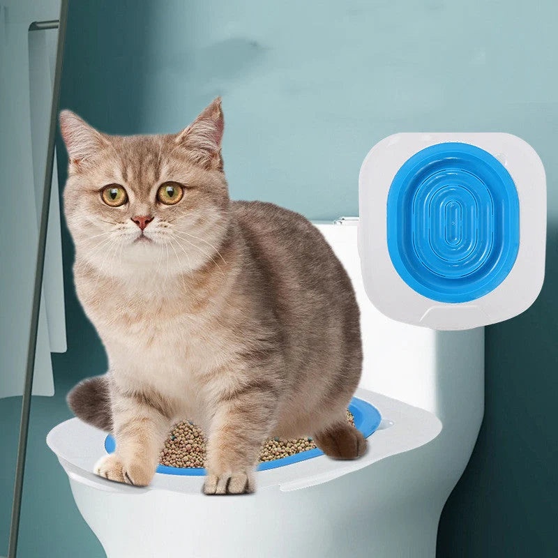 Pet Toilet Training Urinal Wall-Mount Leak-Proof Includes Cat Grass