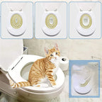 Pet Toilet Training Urinal Wall-Mount Leak-Proof Includes Cat Grass