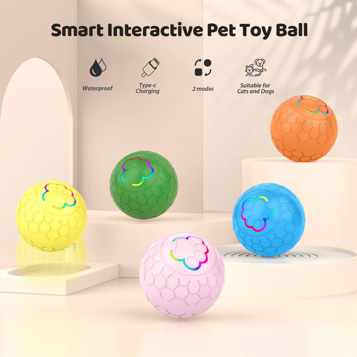Pet Toy Remote-Controlled Durable Silicone No Batteries Needed