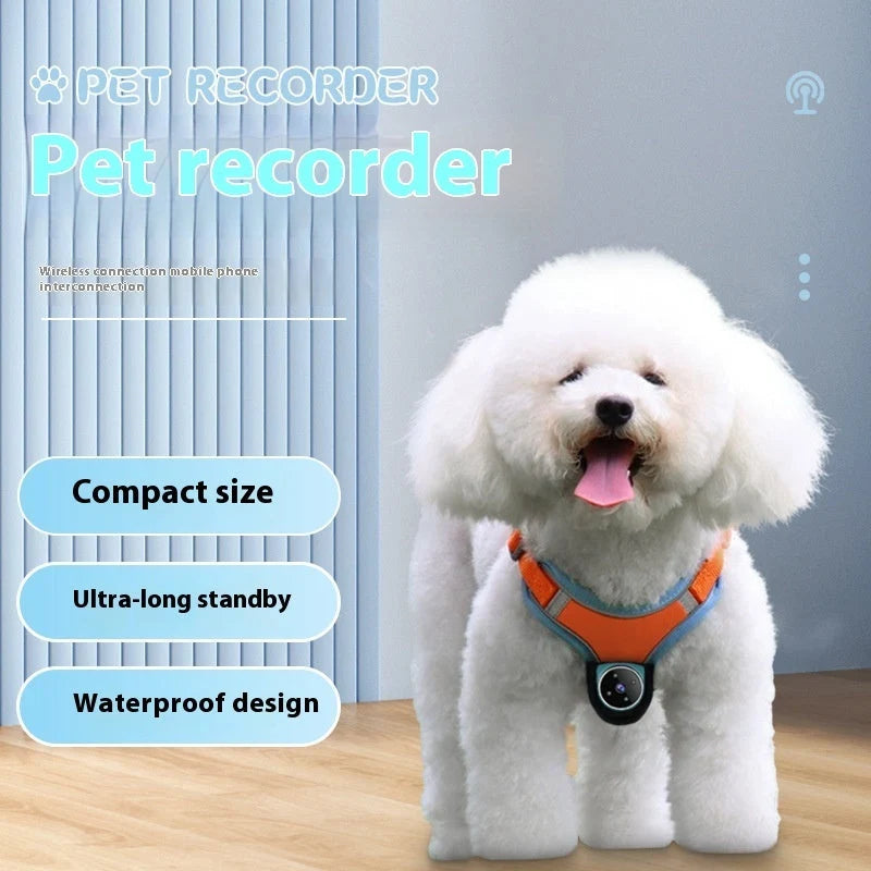 Pet Tracker Collar 170 Degree Camera Real-Time GPS