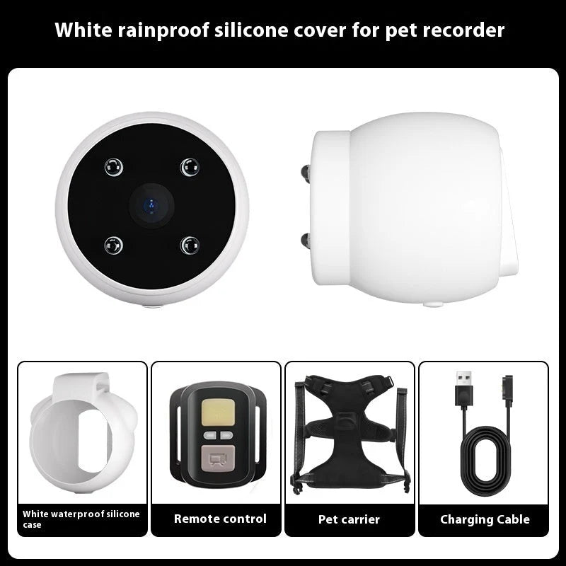 Pet Tracker Collar 170 Degree Camera Real-Time GPS