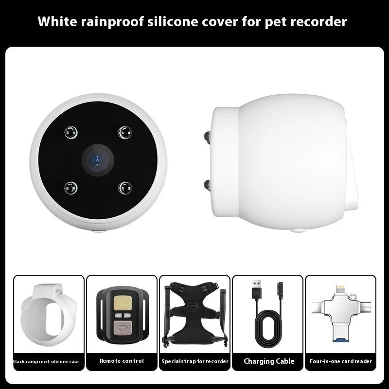 Pet Tracker Collar 170 Degree Camera Real-Time GPS