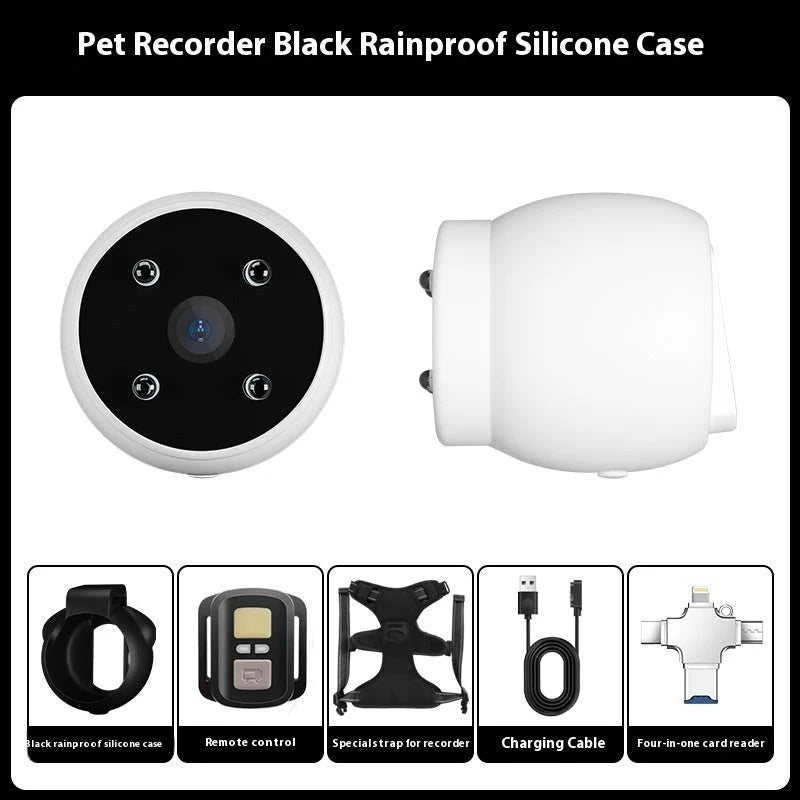 Pet Tracker Collar 170 Degree Camera Real-Time GPS