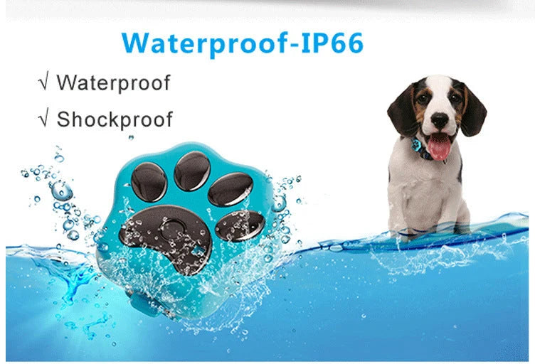 Pet Tracker GPS 33-Foot Accuracy 800-Hour Battery