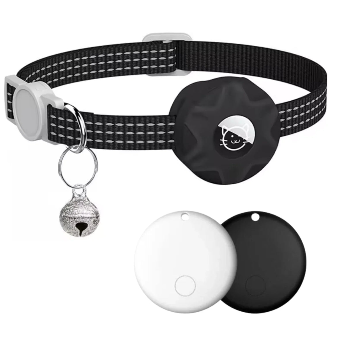 Pet Tracker Reflective Collar No Subscription 8-10 Months Battery