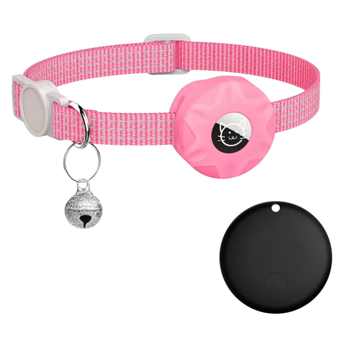Pet Tracker Reflective Collar No Subscription 8-10 Months Battery