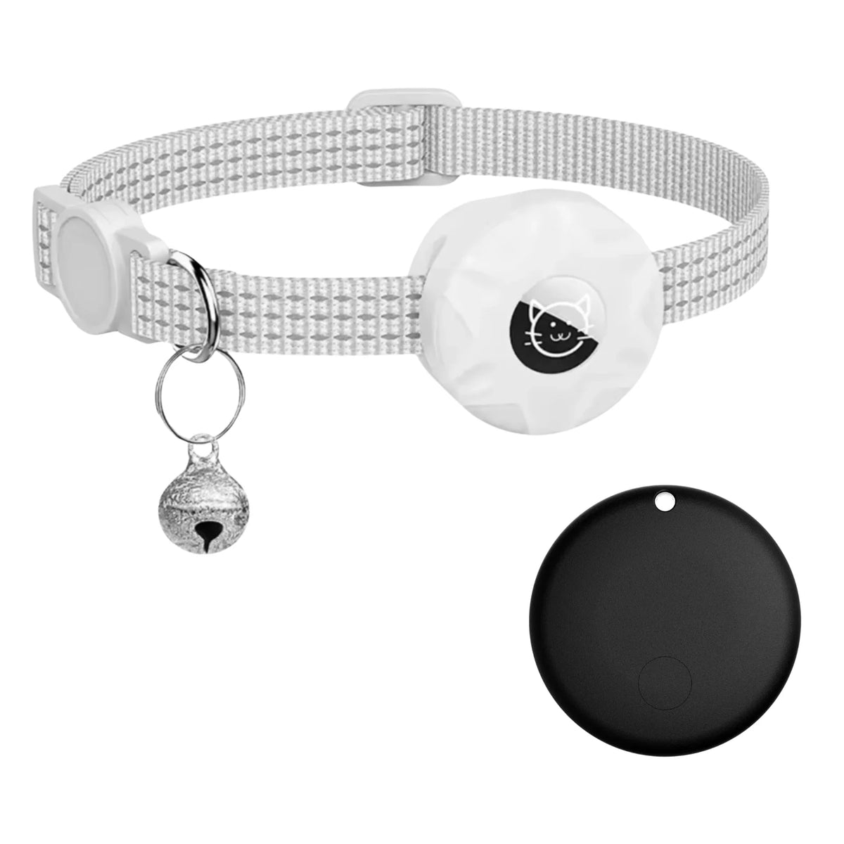 Pet Tracker Reflective Collar No Subscription 8-10 Months Battery