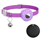 Pet Tracker Reflective Collar No Subscription 8-10 Months Battery