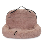 Pet Travel Bed 2-in-1 Memory Foam Removable & Machine-Washable Cover