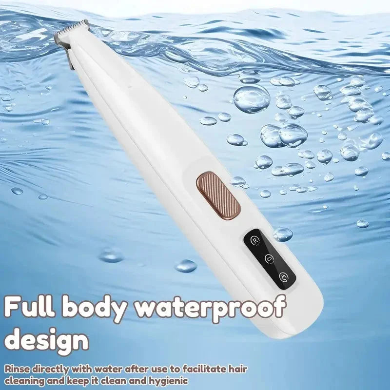 Pet Trimmer Rechargeable & Waterproof Whisper-Quiet LED Light