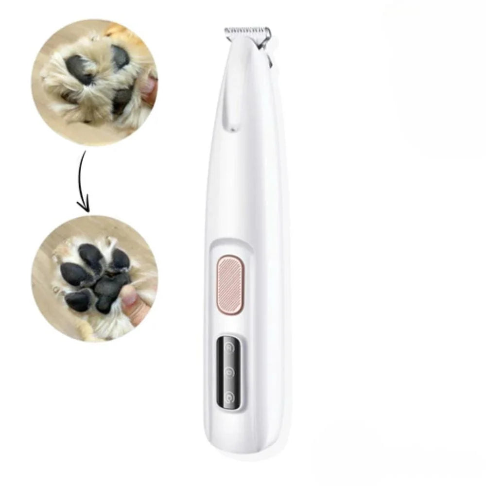 Pet Trimmer Ultra-Quiet Rechargeable Rounded Ceramic Blade