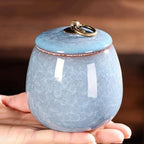 Pet Urn Handmade Ceramic Cat Shaped