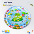 Pet Water Bed Instant Cooling Durable PVC Ocean Print