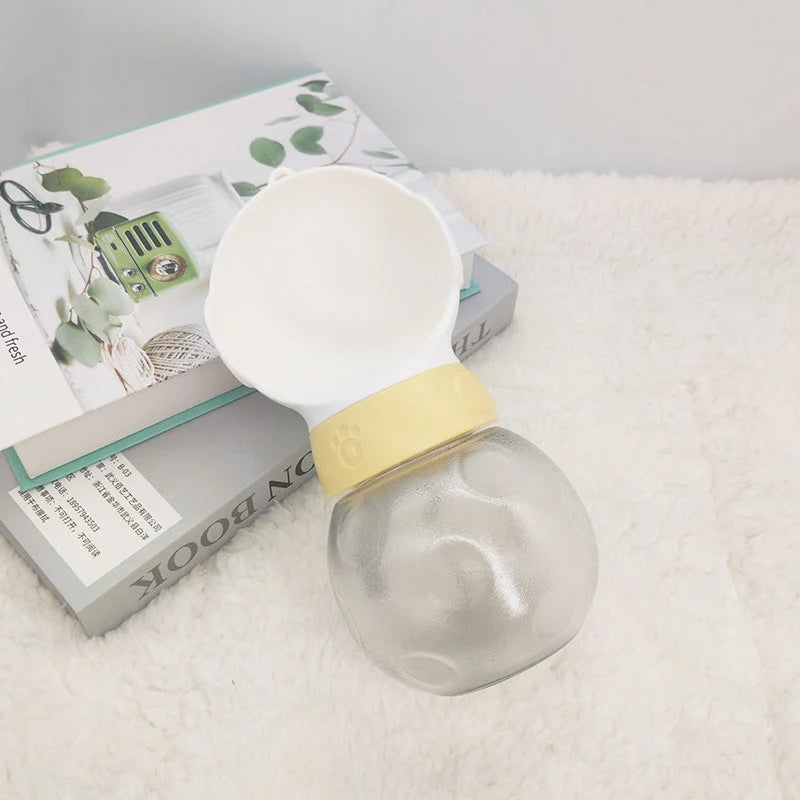 Pet Water Bottle 2-In-1 Leak-Proof & BPA-Free
