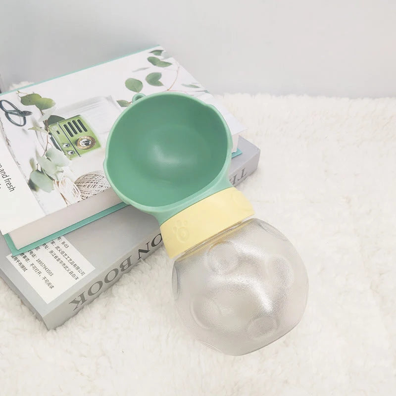 Pet Water Bottle 2-In-1 Leak-Proof & BPA-Free