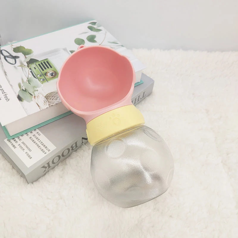 Pet Water Bottle 2-In-1 Leak-Proof & BPA-Free