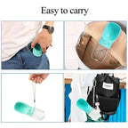 Pet Water Bottle Leak-Proof Integrated Bowl