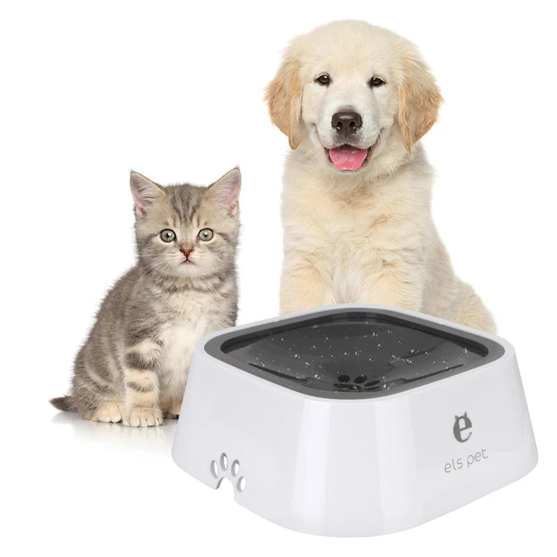 Pet Water Bowl Slow-Flow Non-Splash 1.5L