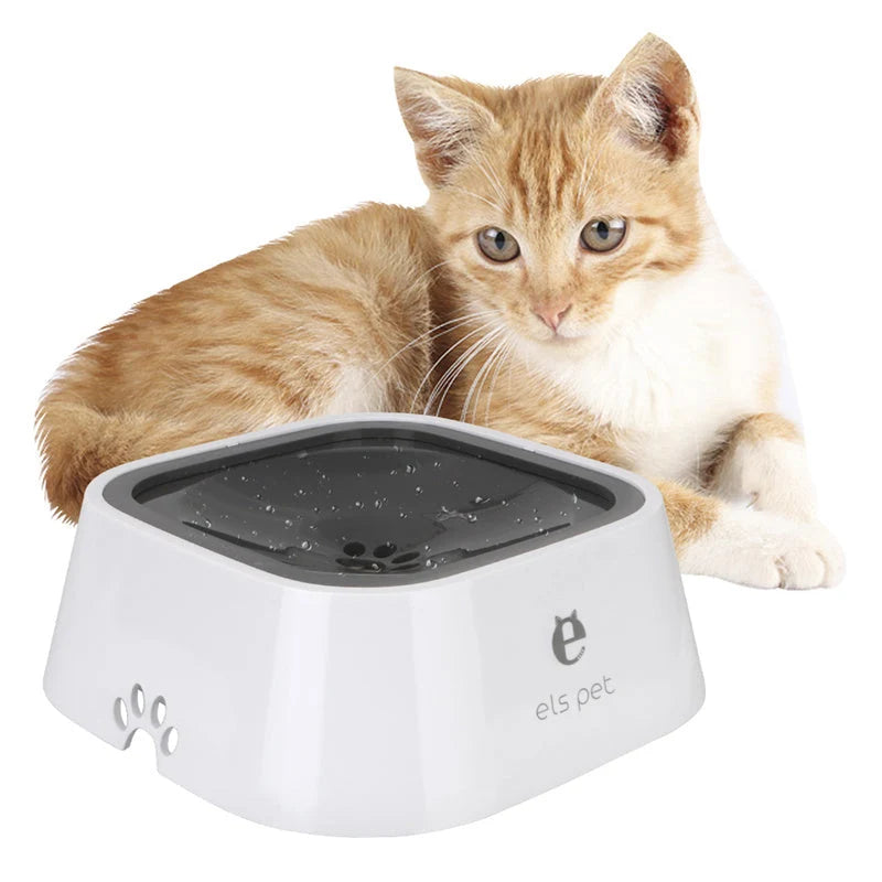 Pet Water Bowl Slow-Flow Non-Splash 1.5L