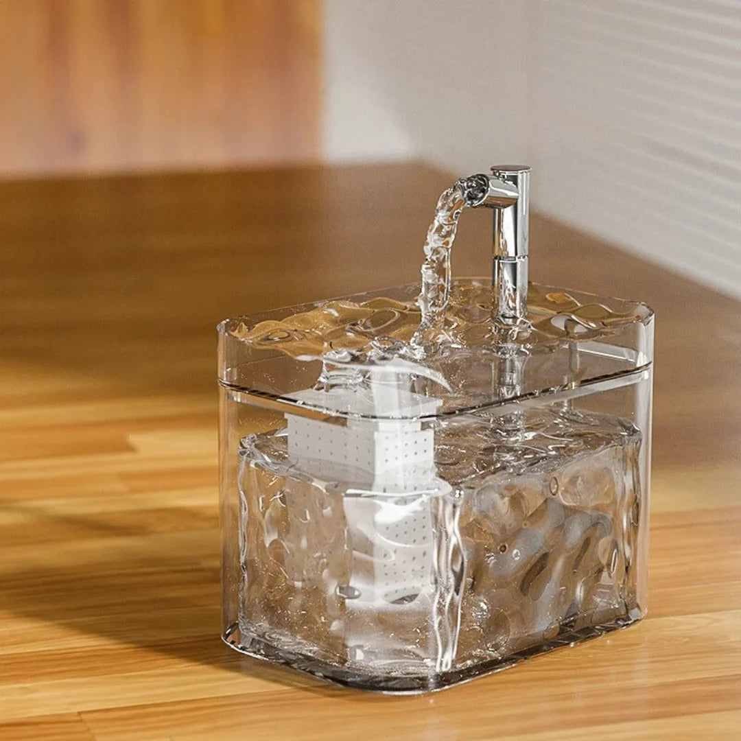 Pet Water Fountain Filtered Quiet Pump & Large Capacity
