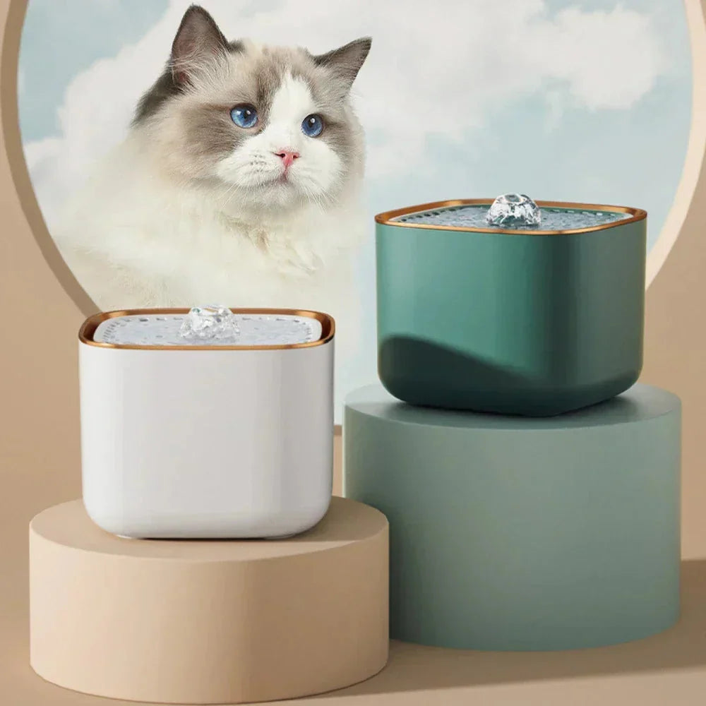 Pet Water Fountain Self-Circulating Ultra-Quiet 3L