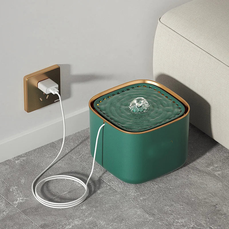 Pet Water Fountain Self-Circulating Ultra-Quiet 3L