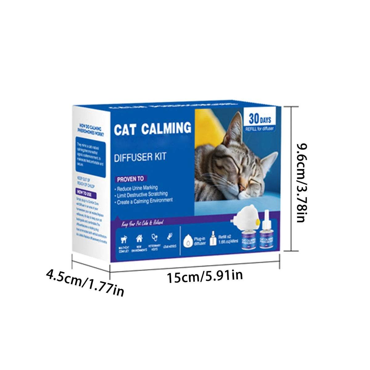 Pheromone Diffuser Plug-In Cats & Dogs 60-Day Refills