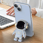 Phone Case 3D Astronaut Built-In Stand Anti-Drop