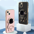 Phone Case 3D Astronaut Built-In Stand Anti-Drop