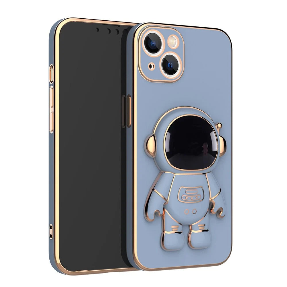 Phone Case 3D Astronaut Built-In Stand Anti-Drop