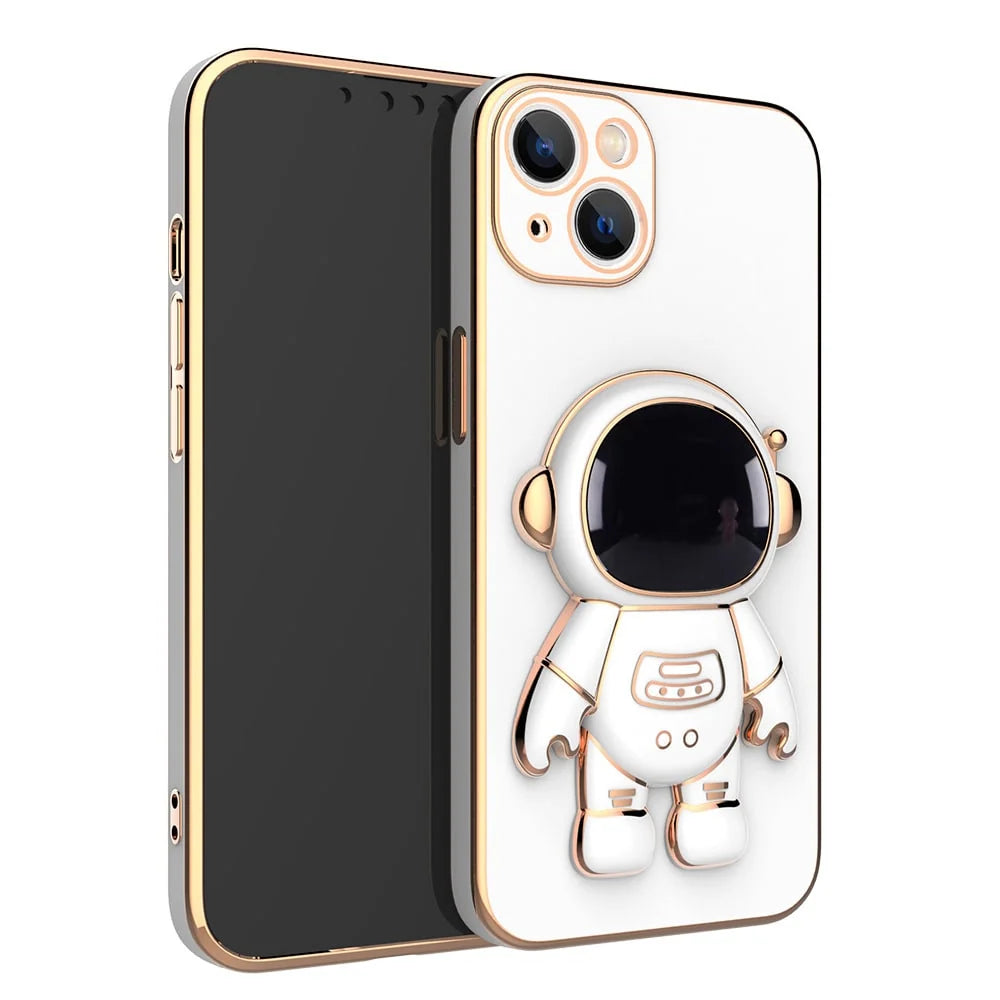 Phone Case 3D Astronaut Built-In Stand Anti-Drop
