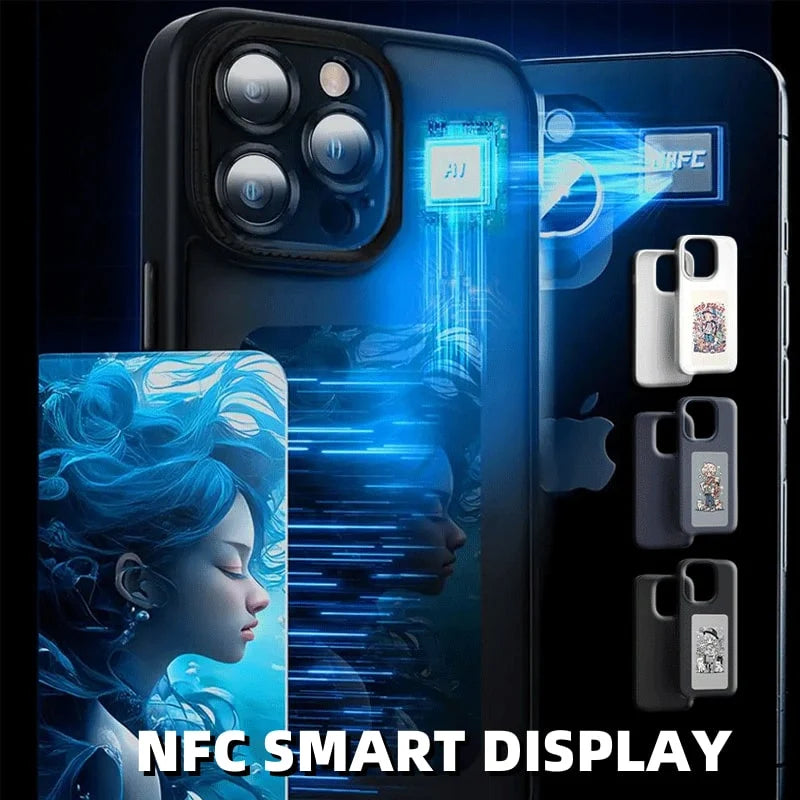 Phone Case E-Ink Display & NFC TPU Shock Protection