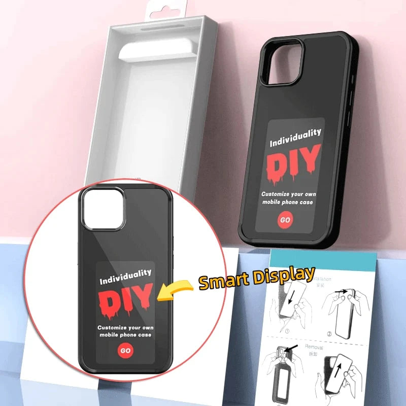 Phone Case E-Ink Display & NFC TPU Shock Protection