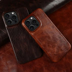Phone Case Hand-Finished Cowhide Leather & Secure Grip