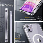 Phone Case MagSafe Compatible Shockproof Tempered Glass