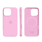 Phone Case MagSafe Compatible Slim Silicone Microfiber Interior
