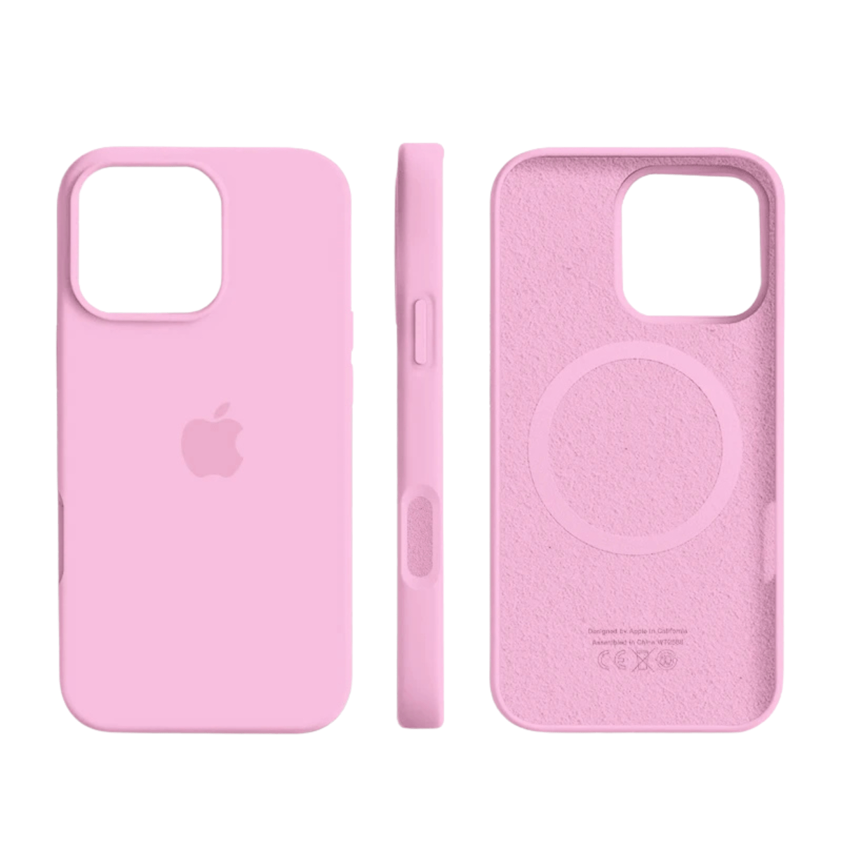 Phone Case MagSafe Compatible Slim Silicone Microfiber Interior