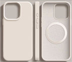 Phone Case MagSafe Compatible Slim Silicone Microfiber Interior