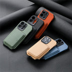 Phone Case Magnetic Card Pocket Wireless Charging Compatible