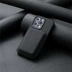 Phone Case Magnetic Card Pocket Wireless Charging Compatible