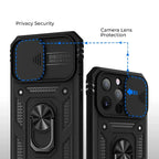 Phone Case Magnetic Kickstand & Sliding Camera Cover