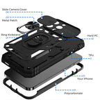 Phone Case Magnetic Kickstand & Sliding Camera Cover