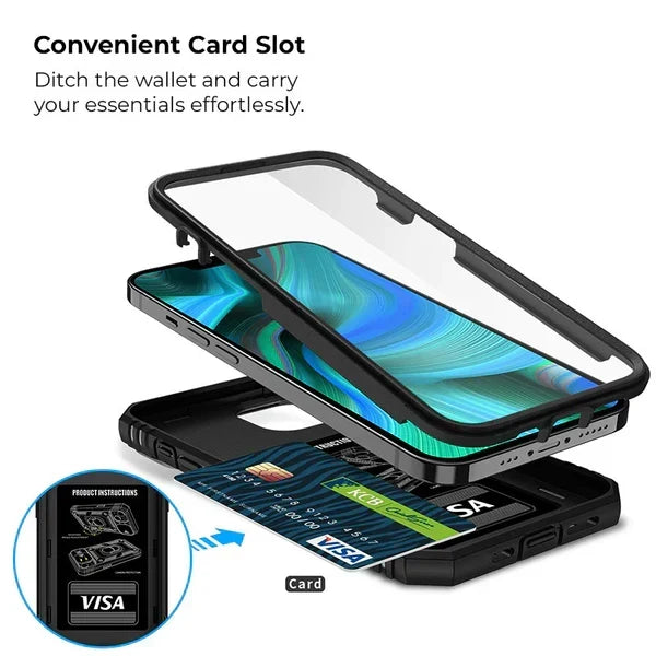 Phone Case Magnetic Kickstand & Sliding Camera Cover