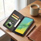 Phone Case Magnetic Leather Card Slots & Cash Pocket