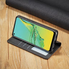 Phone Case Magnetic Leather Card Slots & Cash Pocket